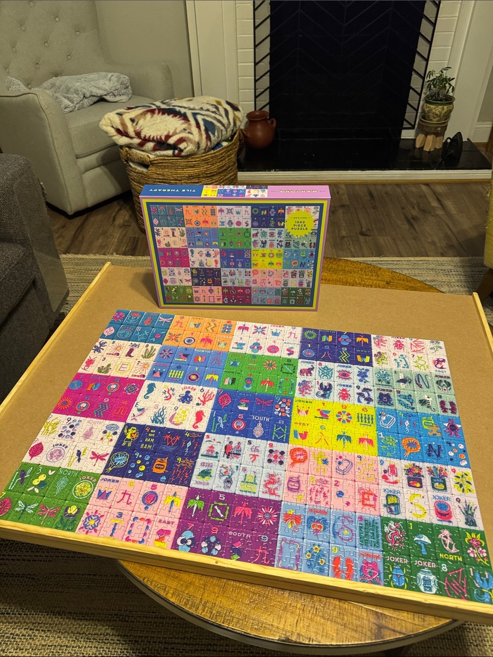 Colorful 1000-Piece Puzzle - Multicolor